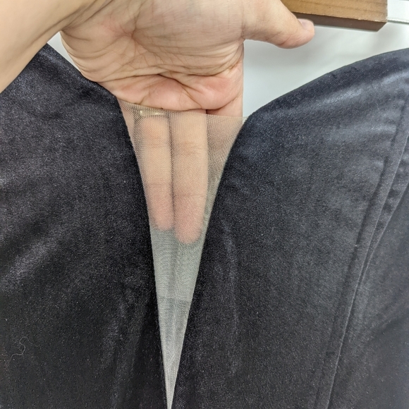 NWT LULU'S My Dream Come True Velvet Strapless Maxi Dress - Picture 4 of 8